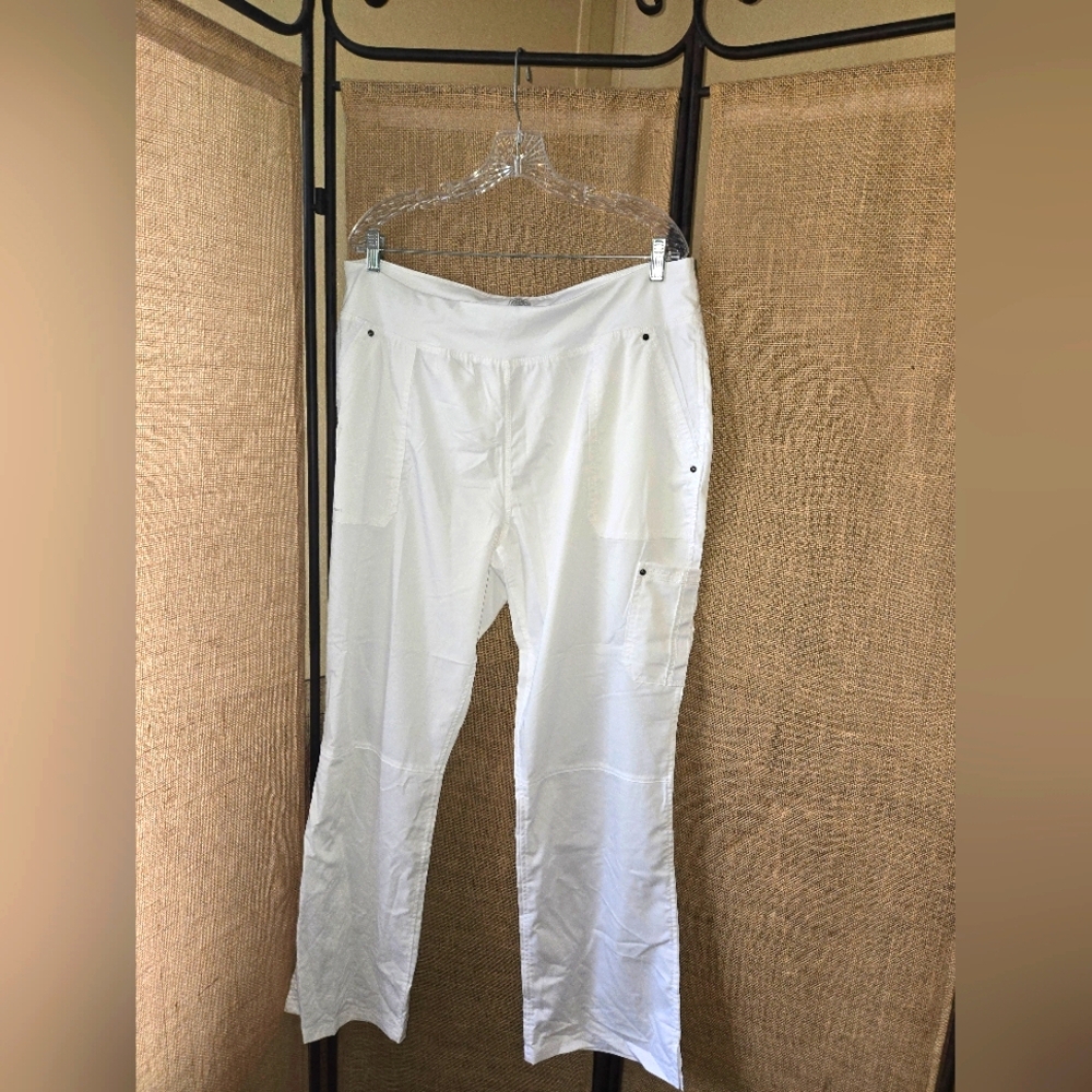 Women's NWOT Healing Hands White Scrub Pants Size XL